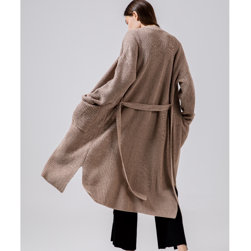 Χαλαρά, κομψό και casual αυστραλιανό μαλλί cardigan65002#